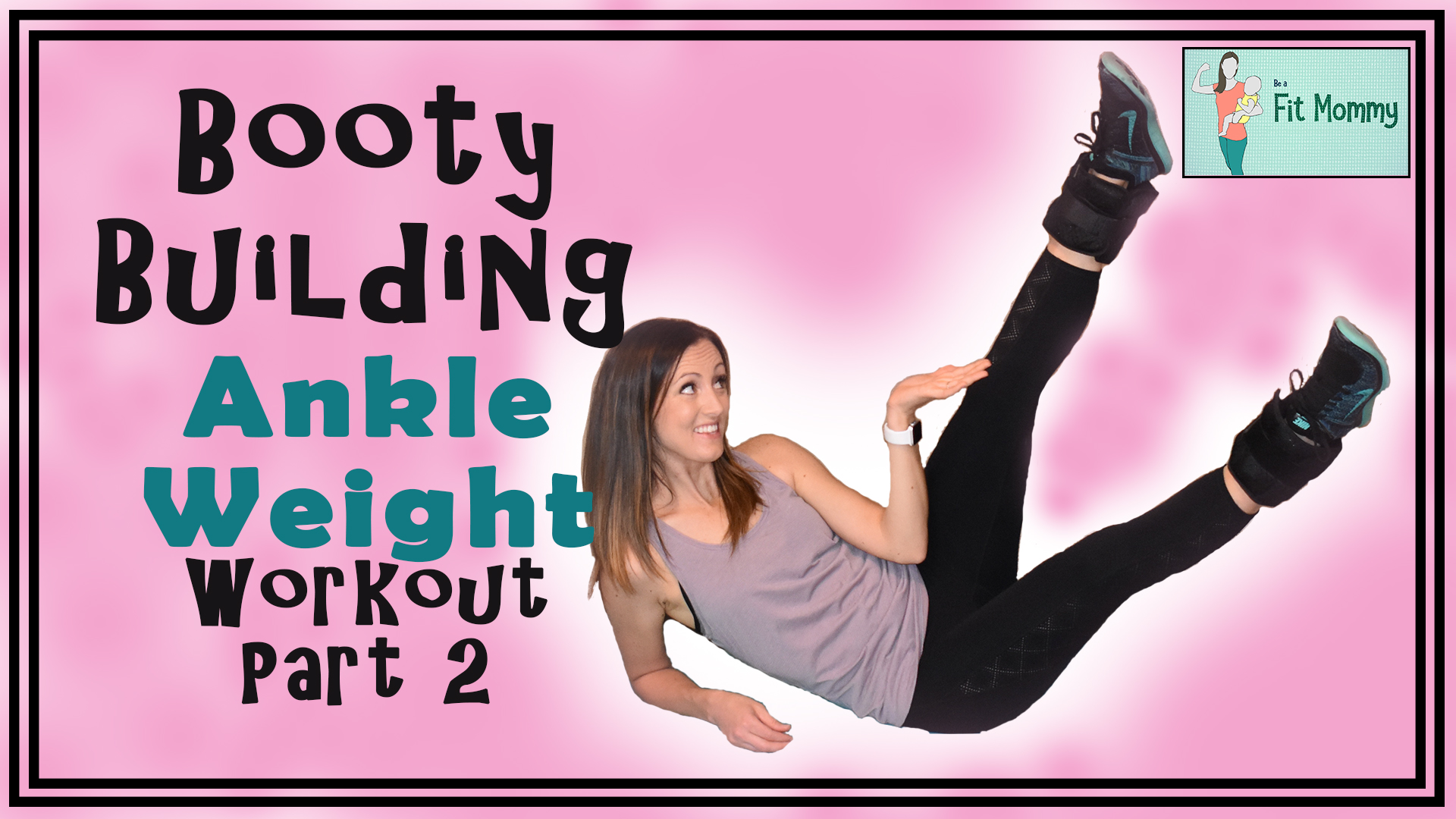 Booty workout with ankle weights